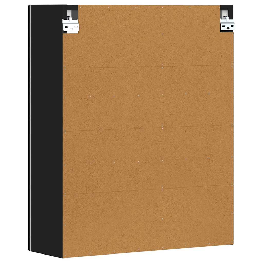 Hängeschrank ELST Schwarz 59 x 20 x 71,5 cm Holzwerkstoff