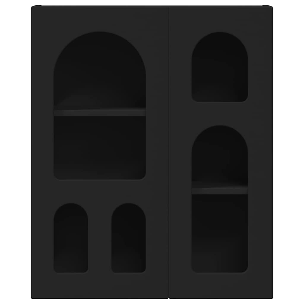 Hängeschrank ELST Schwarz 59 x 20 x 71,5 cm Holzwerkstoff