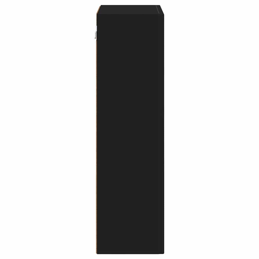Hängeschrank ELST Schwarz 59 x 20 x 71,5 cm Holzwerkstoff