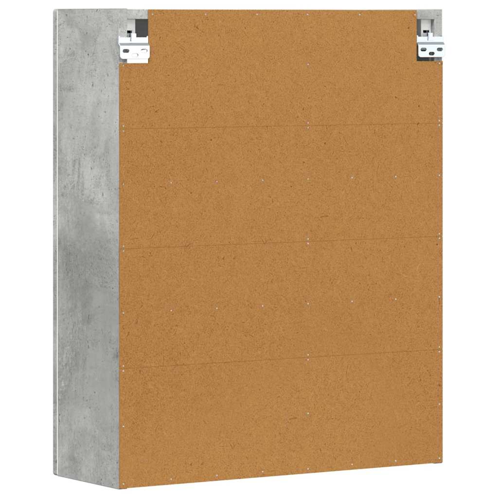 Hängeschrank ELST Betongrau 59 x 20 x 71,5 cm Holzwerkstoff