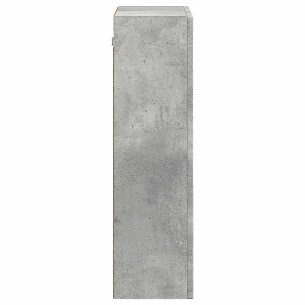 Hängeschrank ELST Betongrau 59 x 20 x 71,5 cm Holzwerkstoff