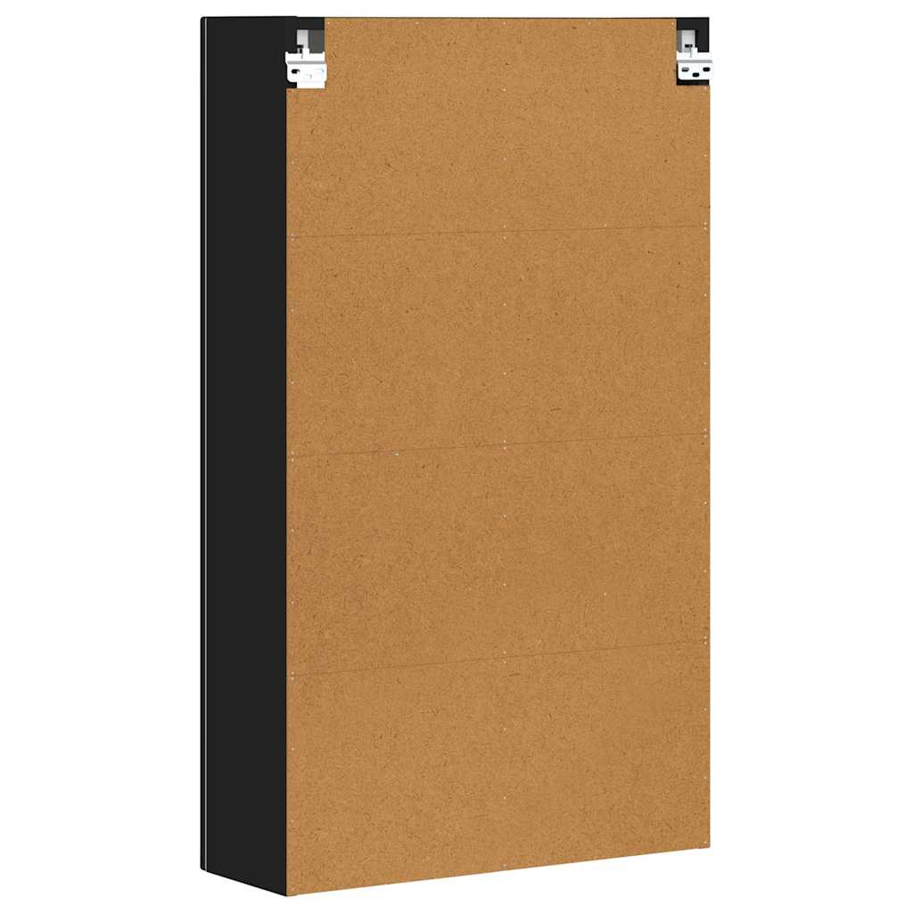 Hängeschrank ELST Schwarz 59 x 20 x 100 cm Holzwerkstoff
