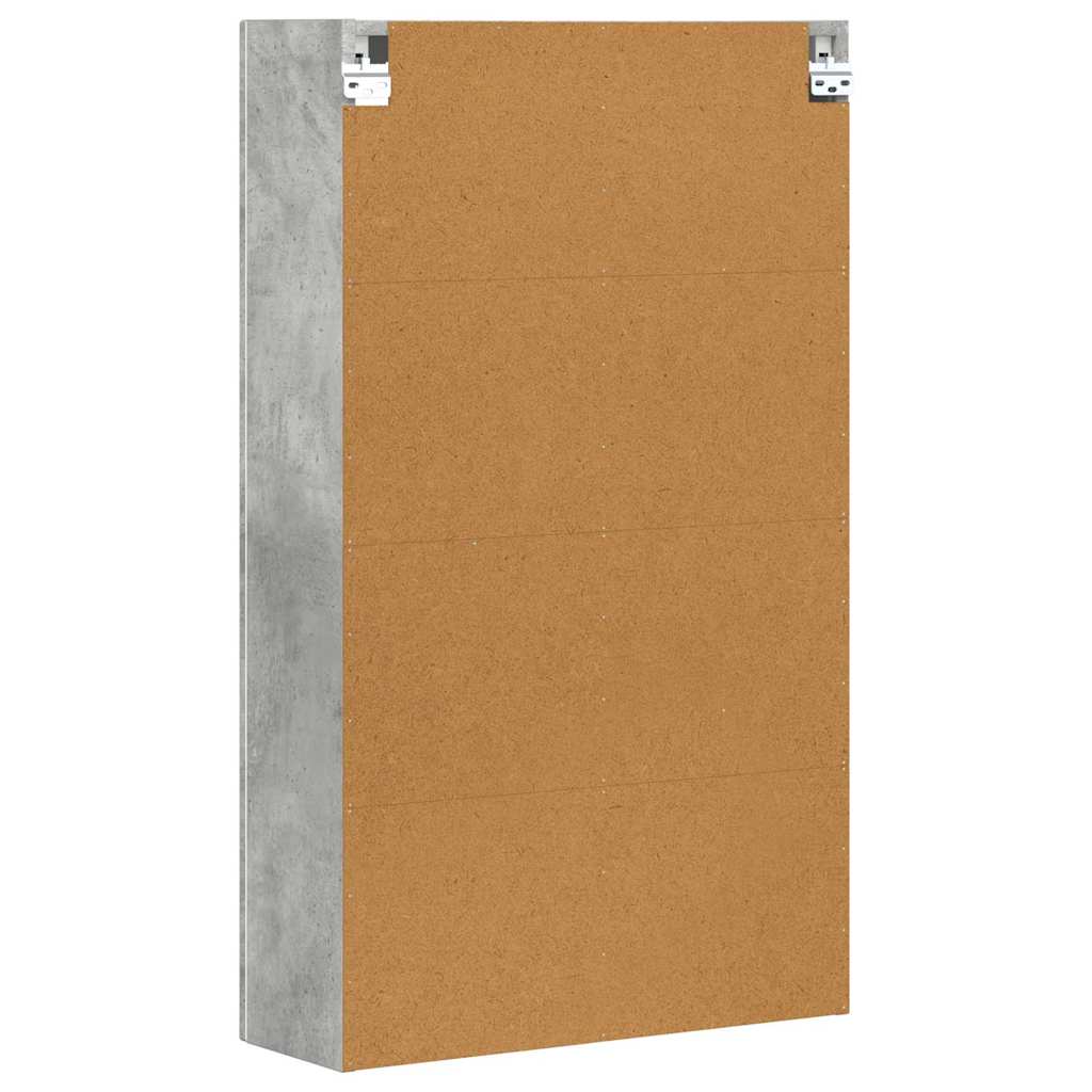 Hängeschrank ELST Betongrau 59 x 20 x 100 cm Holzwerkstoff