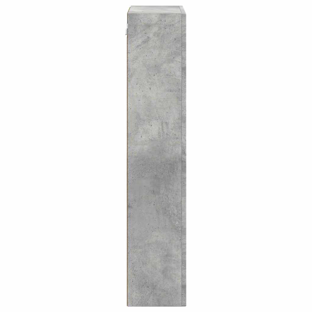 Hängeschrank ELST Betongrau 59 x 20 x 100 cm Holzwerkstoff