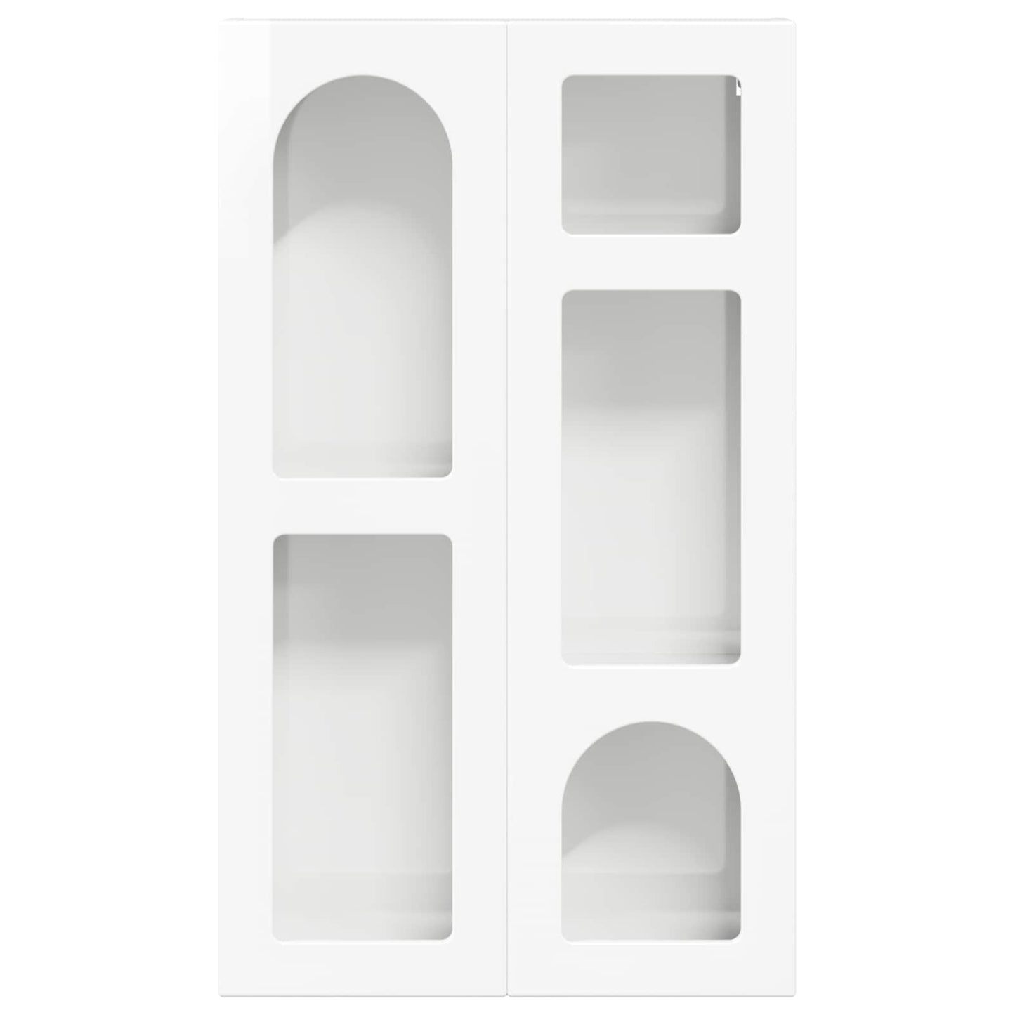 Hängeschrank ELST Hochglanz Weiß 59 x 20 x 100 cm Holzwerkstoff