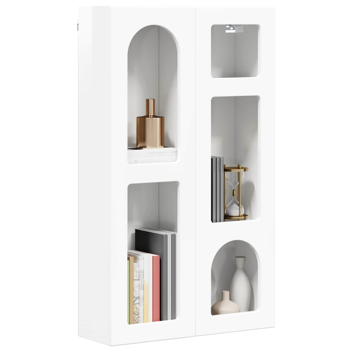Hängeschrank ELST Hochglanz Weiß 59 x 20 x 100 cm Holzwerkstoff
