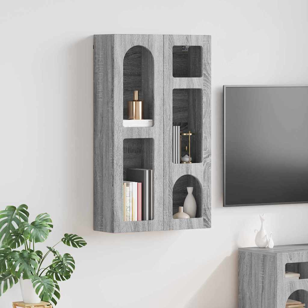 Hängeschrank ELST Sonoma-Grau 59 x 20 x 100 cm Holzwerkstoff