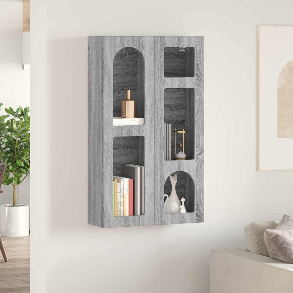 Hängeschrank ELST Sonoma-Grau 59 x 20 x 100 cm Holzwerkstoff