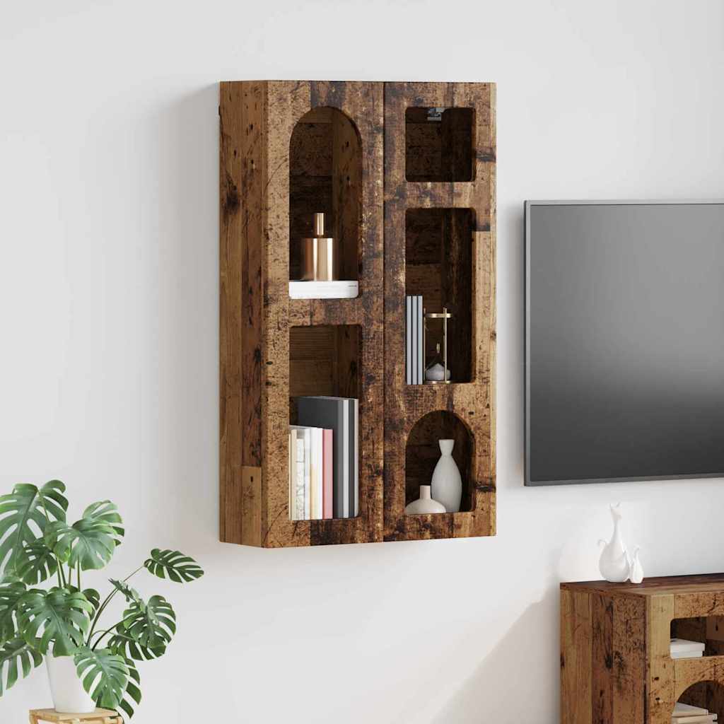 Hängeschrank ELST Altholz 59 x 20 x 100 cm Holzwerkstoff