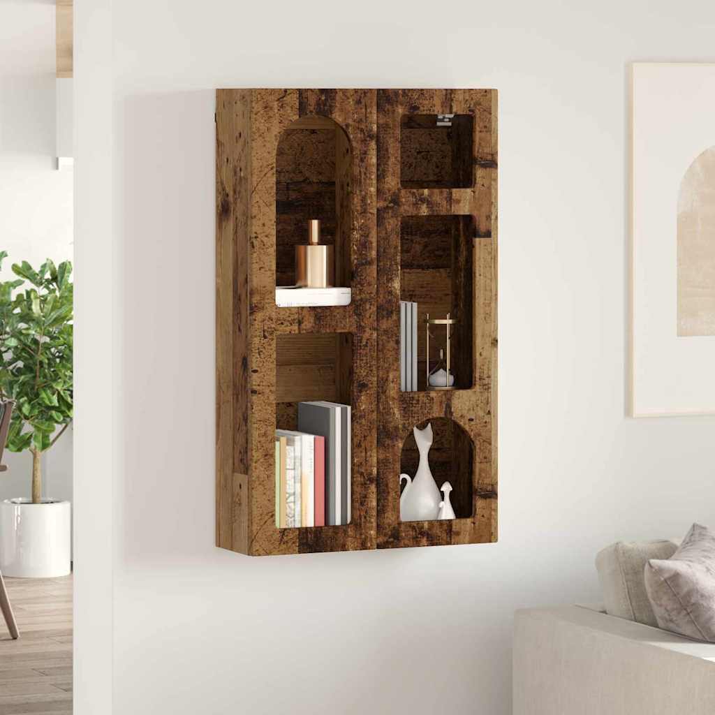 Hängeschrank ELST Altholz 59 x 20 x 100 cm Holzwerkstoff