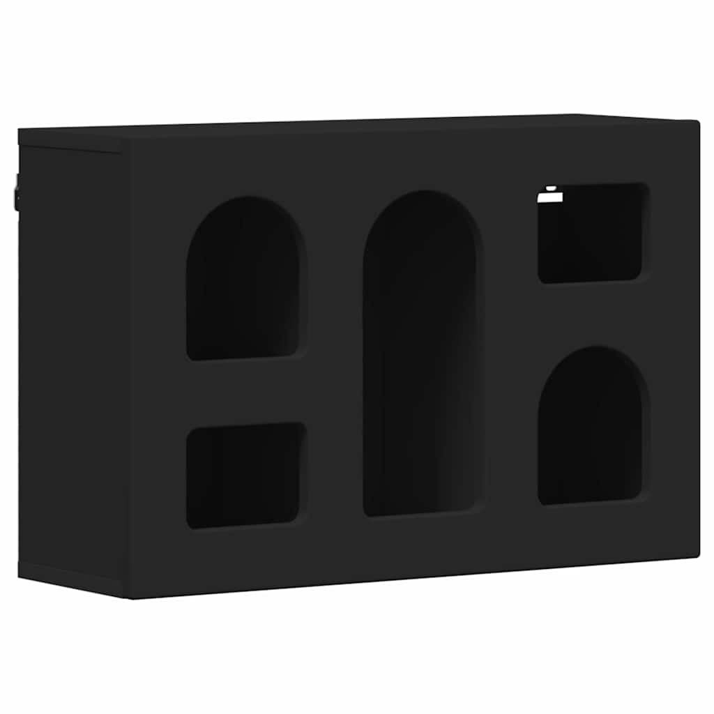 Hängeschrank ELST Schwarz 60 x 20 x 40 cm Holzwerkstoff