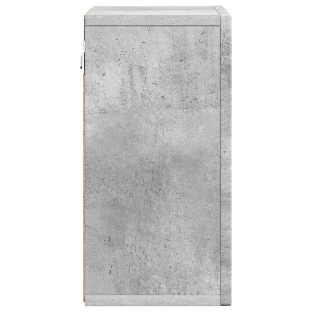 Hängeschrank ELST Betongrau 60 x 20 x 40 cm Holzwerkstoff