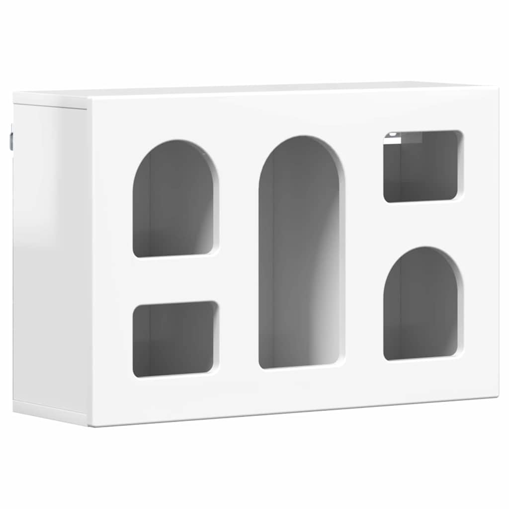 Hängeschrank ELST Hochglanz Weiß 60 x 20 x 40 cm Holzwerkstoff
