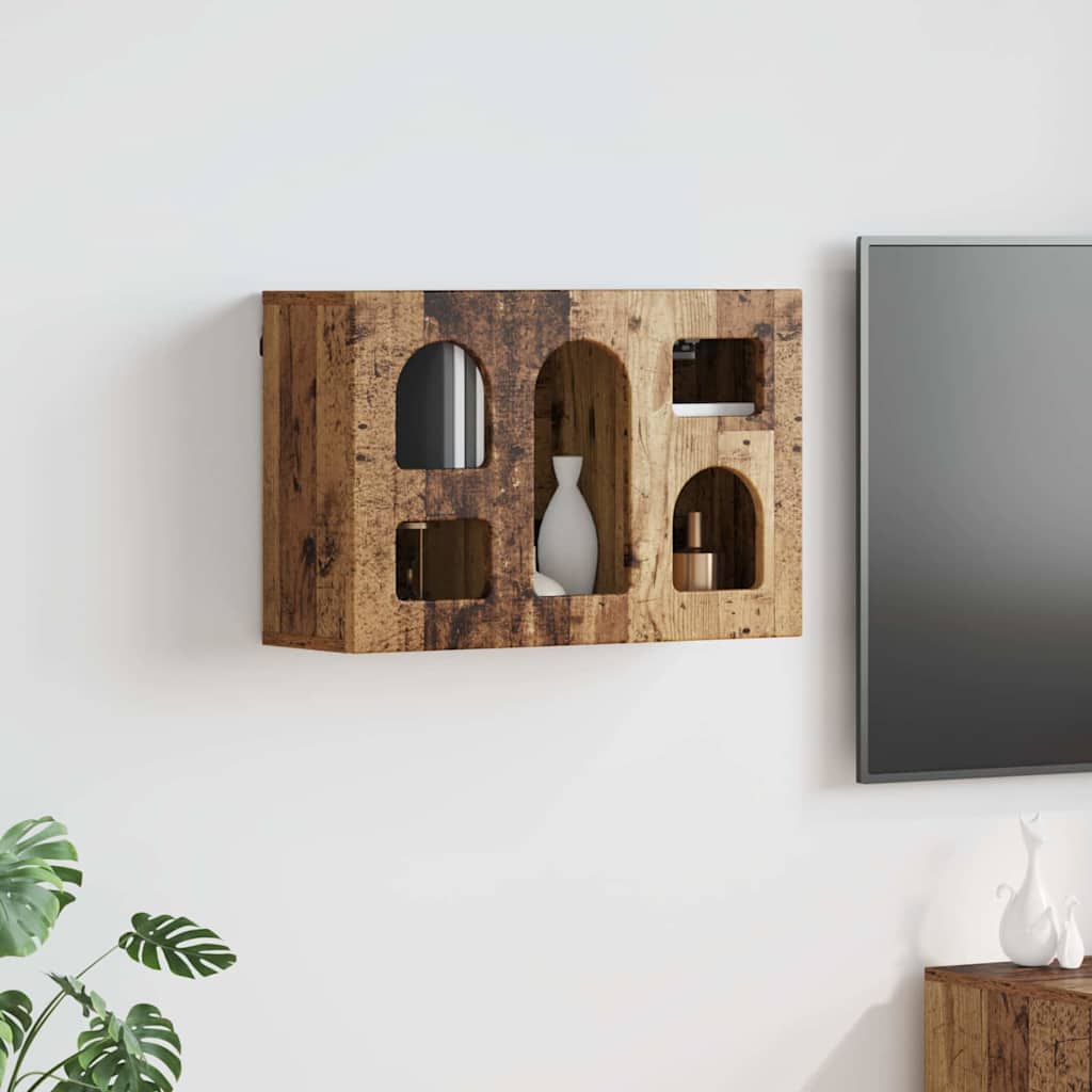 Hängeschrank ELST Altholz 60 x 20 x 40 cm Holzwerkstoff