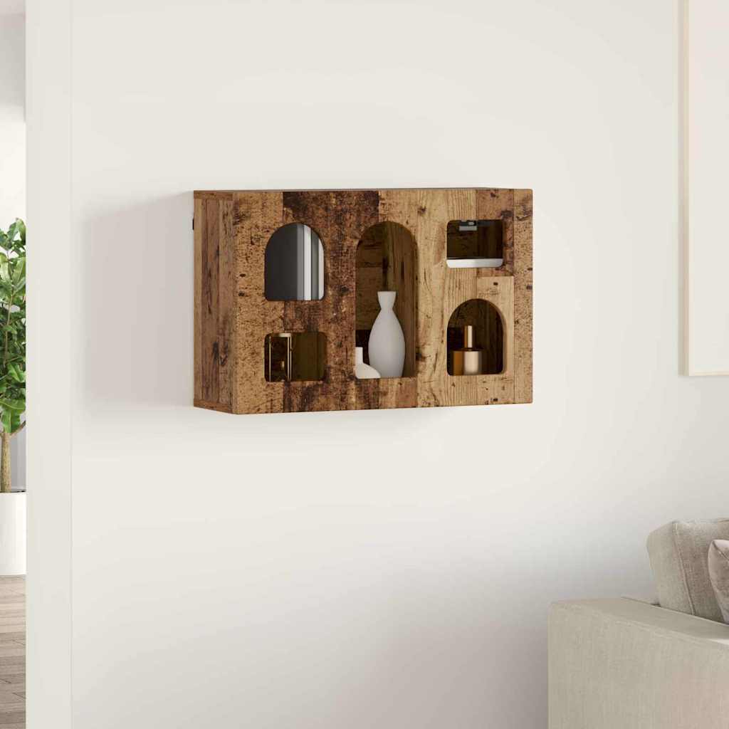 Hängeschrank ELST Altholz 60 x 20 x 40 cm Holzwerkstoff