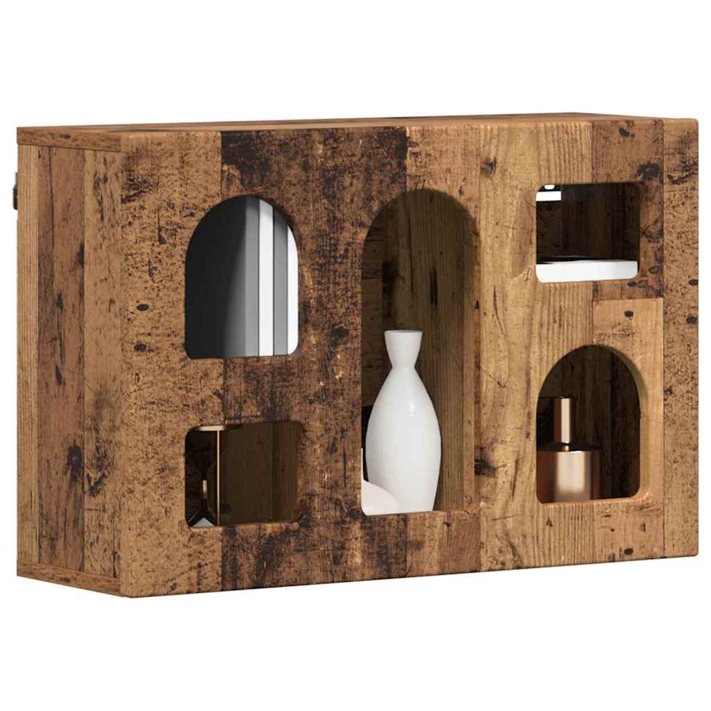 Hängeschrank ELST Altholz 60 x 20 x 40 cm Holzwerkstoff