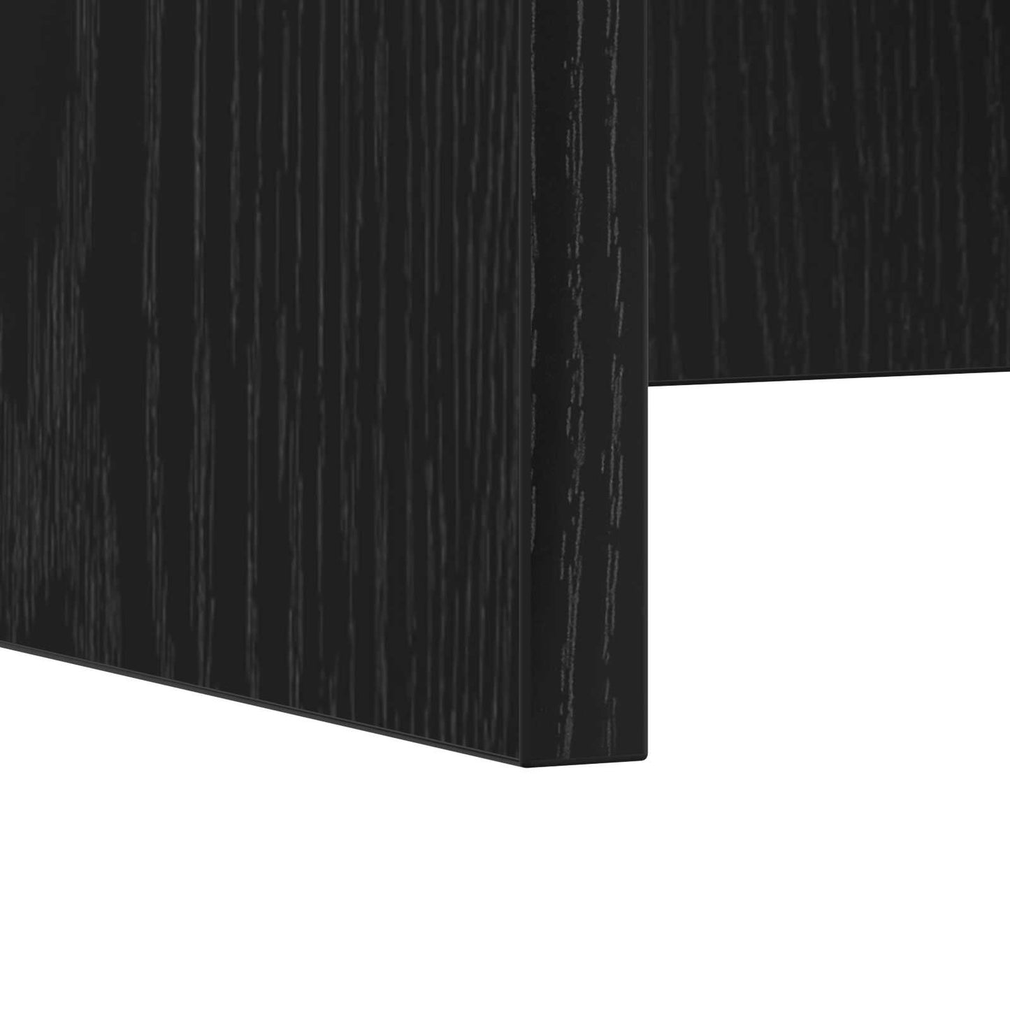 Wandtisch Schwarz Eichen-Optik Holzwerkstoff 60 x 45 x 30 cm