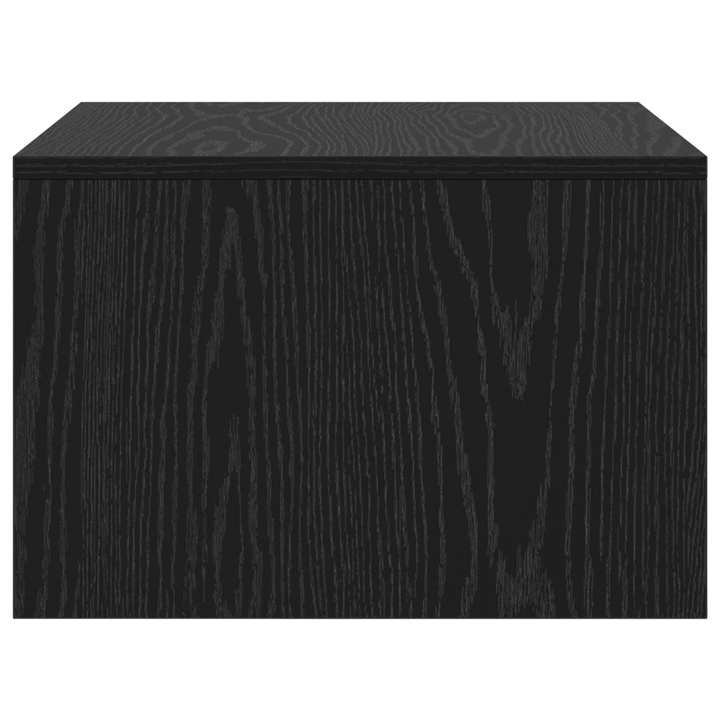 Wandtisch Schwarz Eichen-Optik Holzwerkstoff 60 x 45 x 30 cm