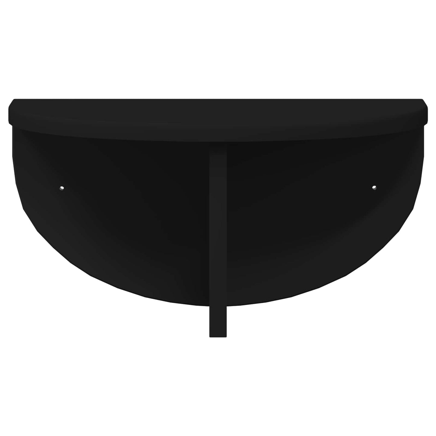 Wandregal 2 stk. Schwarz 38 x 19 x 19 cm Holzwerkstoff