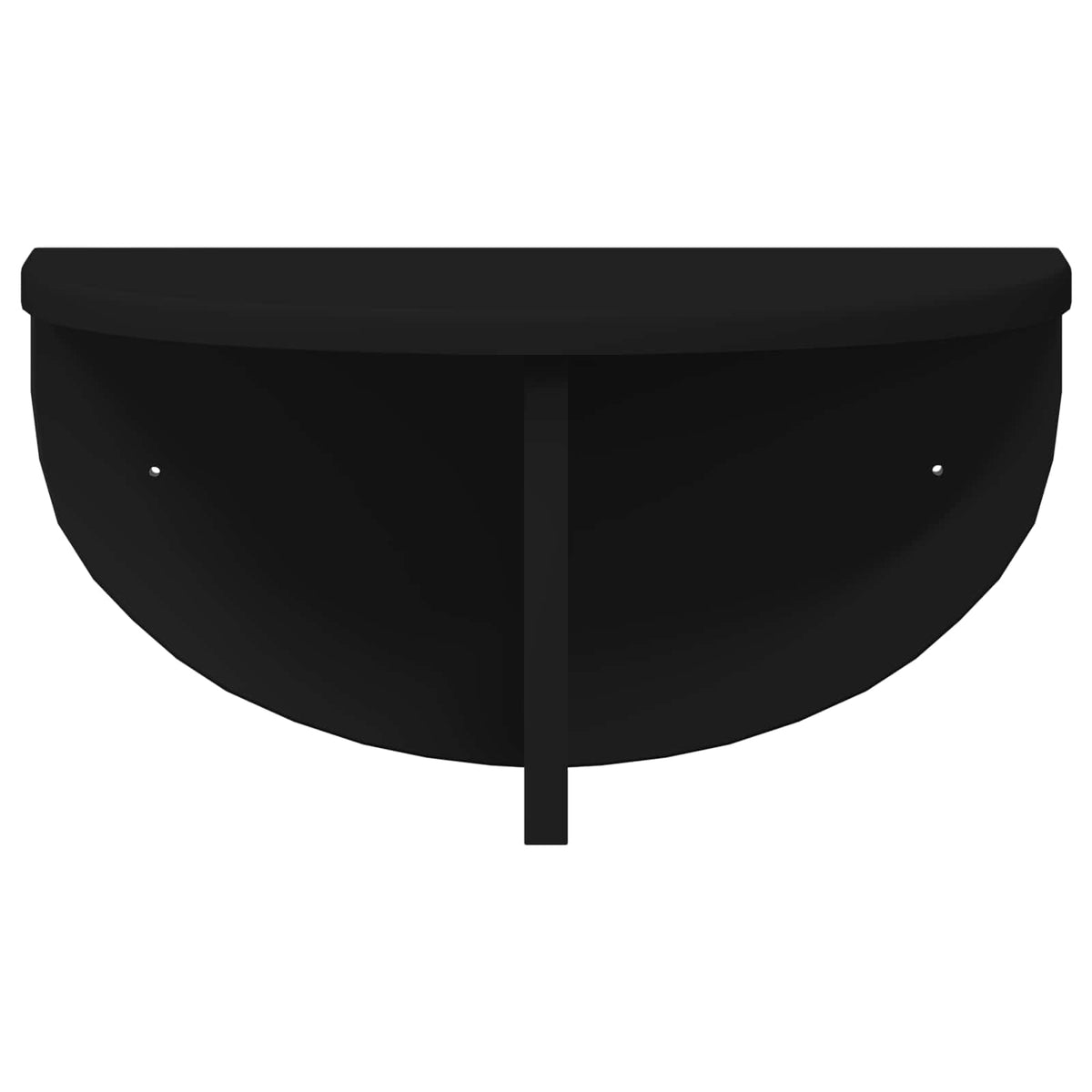Wandregal 2 stk. Schwarz 38 x 19 x 19 cm Holzwerkstoff