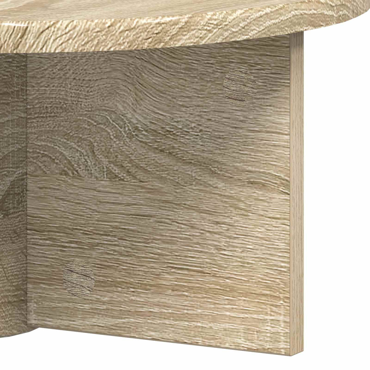 Wandregal 2 stk. Sonoma-Eiche 38 x 19 x 19 cm Holzwerkstoff