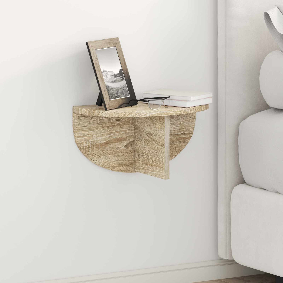 Wandregal 2 stk. Sonoma-Eiche 38 x 19 x 19 cm Holzwerkstoff