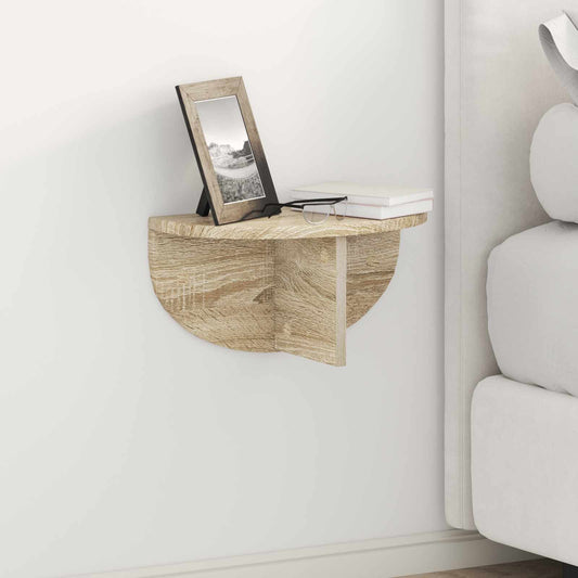 Wandregal 2 stk. Sonoma-Eiche 38 x 19 x 19 cm Holzwerkstoff