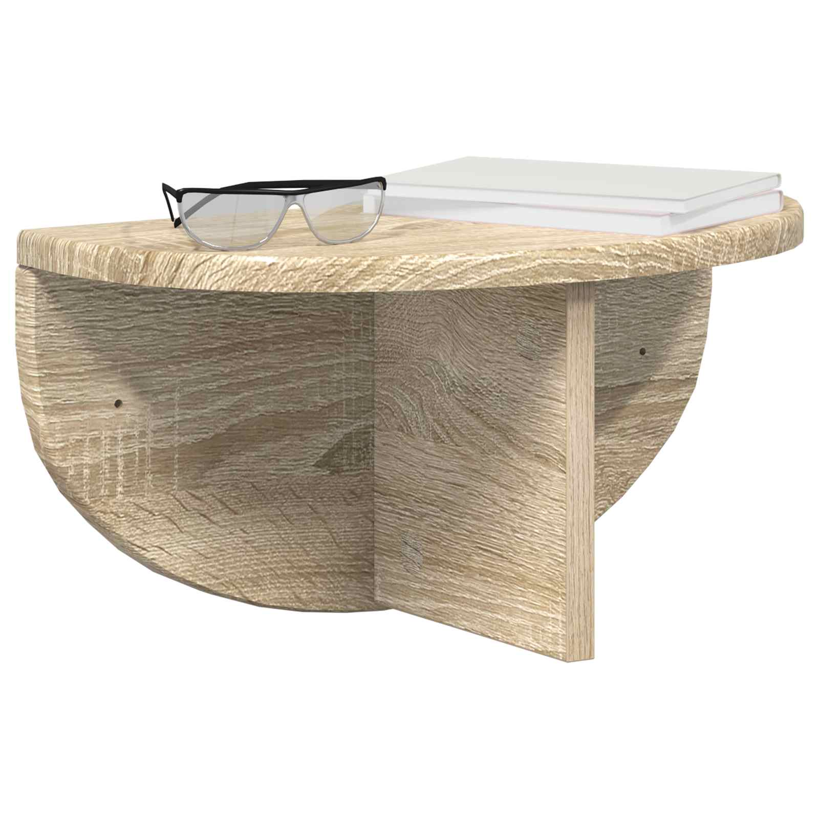 Wandregal 2 stk. Sonoma-Eiche 38 x 19 x 19 cm Holzwerkstoff