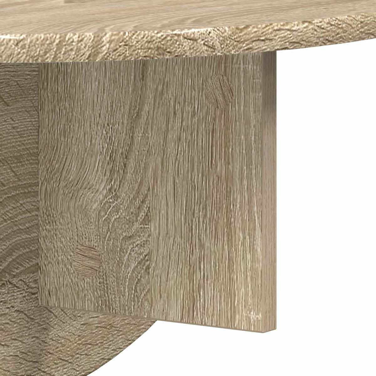 Wandregal 2 stk. Sonoma-Eiche 48 x 24 x 24 cm Holzwerkstoff