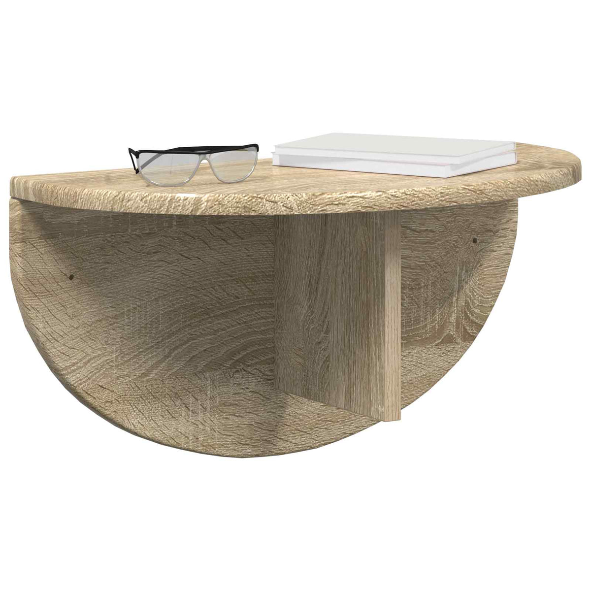 Wandregal 2 stk. Sonoma-Eiche 48 x 24 x 24 cm Holzwerkstoff