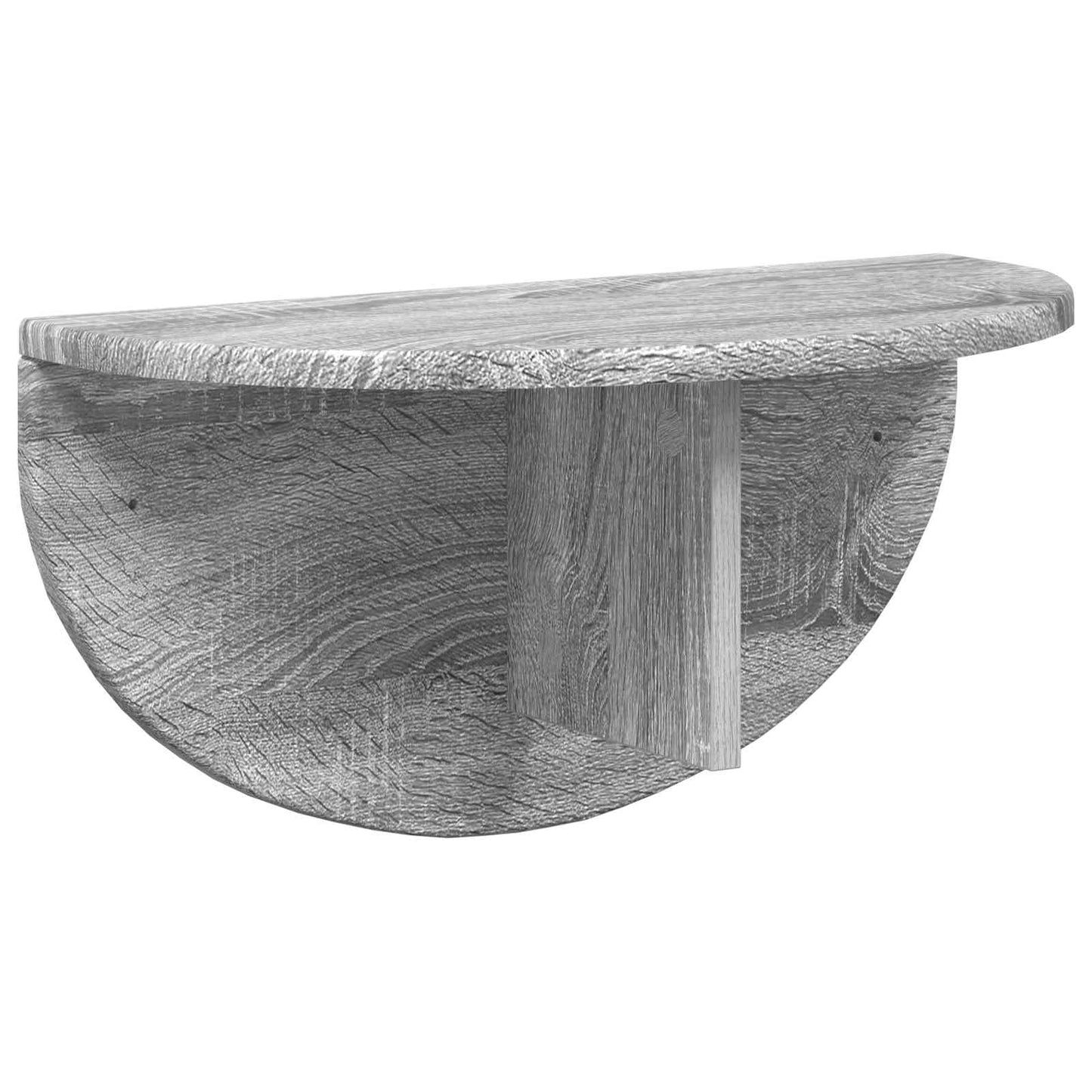 Wandregal 2 stk. Sonoma-Grau 48 x 24 x 24 cm Holzwerkstoff