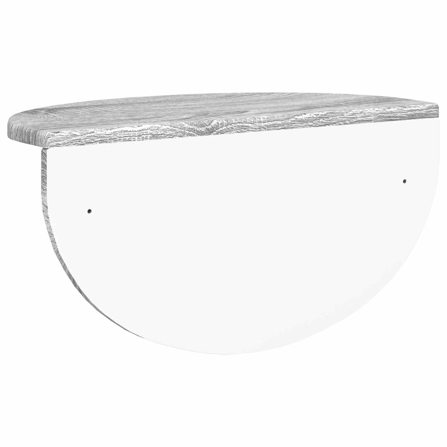 Wandregal 2 stk. Sonoma-Grau 48 x 24 x 24 cm Holzwerkstoff