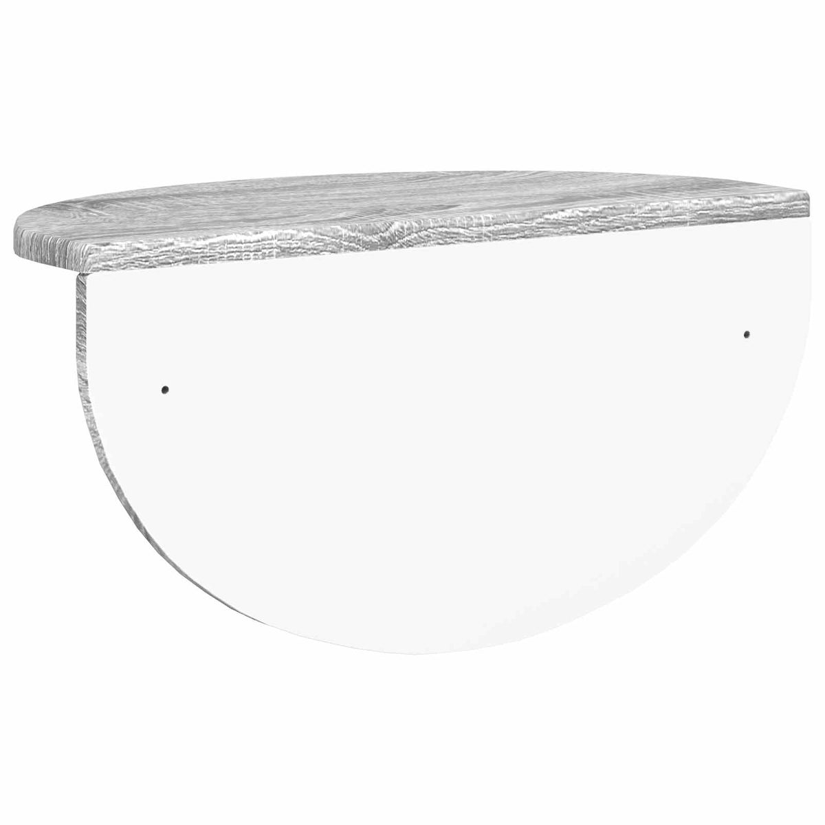 Wandregal 2 stk. Sonoma-Grau 48 x 24 x 24 cm Holzwerkstoff