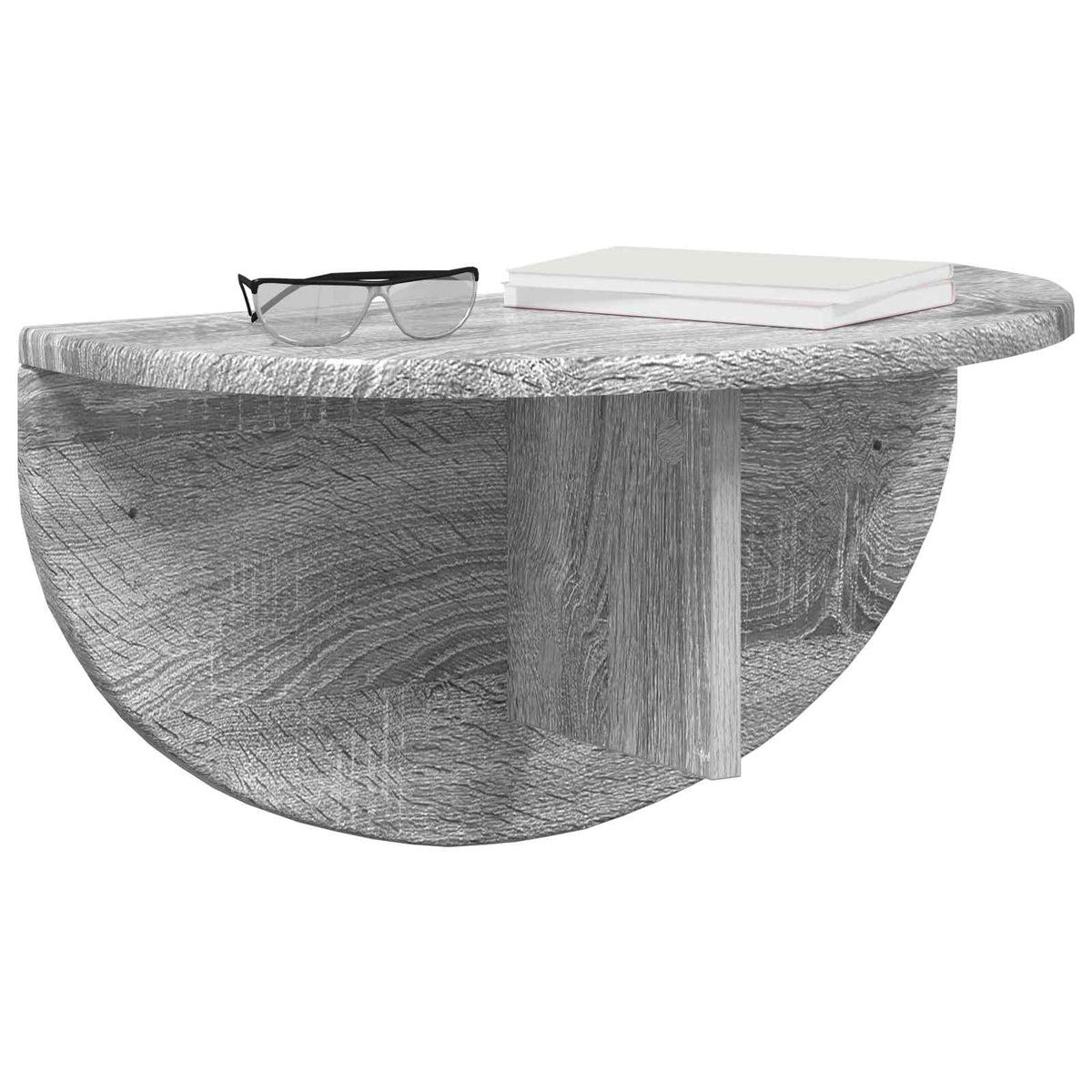Wandregal 2 stk. Sonoma-Grau 48 x 24 x 24 cm Holzwerkstoff
