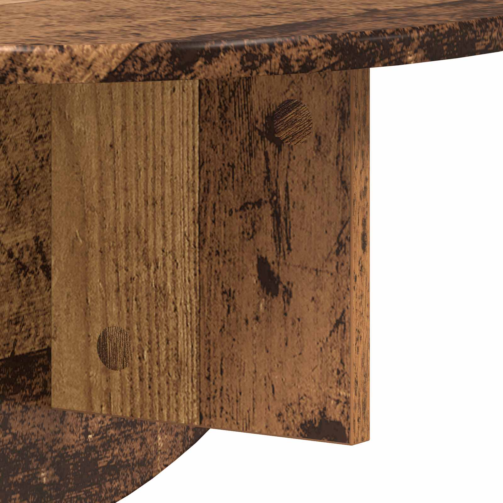 Wandregal 2 stk. Altholz 48 x 24 x 24 cm Holzwerkstoff