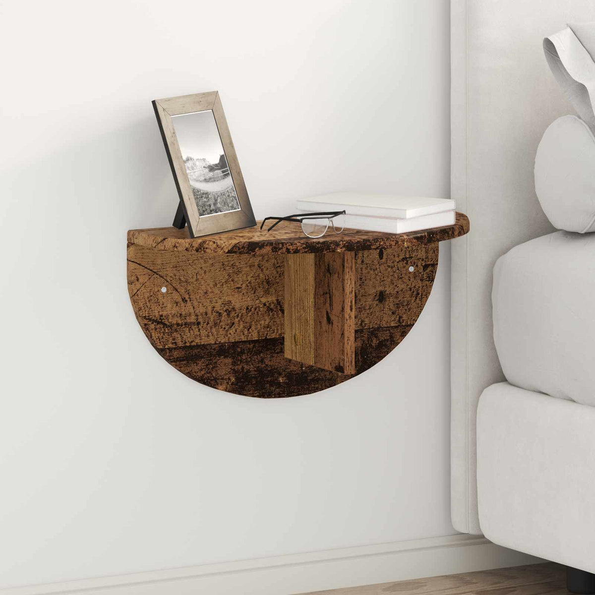 Wandregal 2 stk. Altholz 48 x 24 x 24 cm Holzwerkstoff
