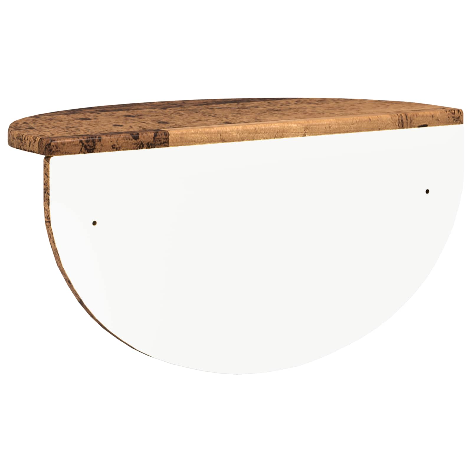 Wandregal 2 stk. Altholz 48 x 24 x 24 cm Holzwerkstoff