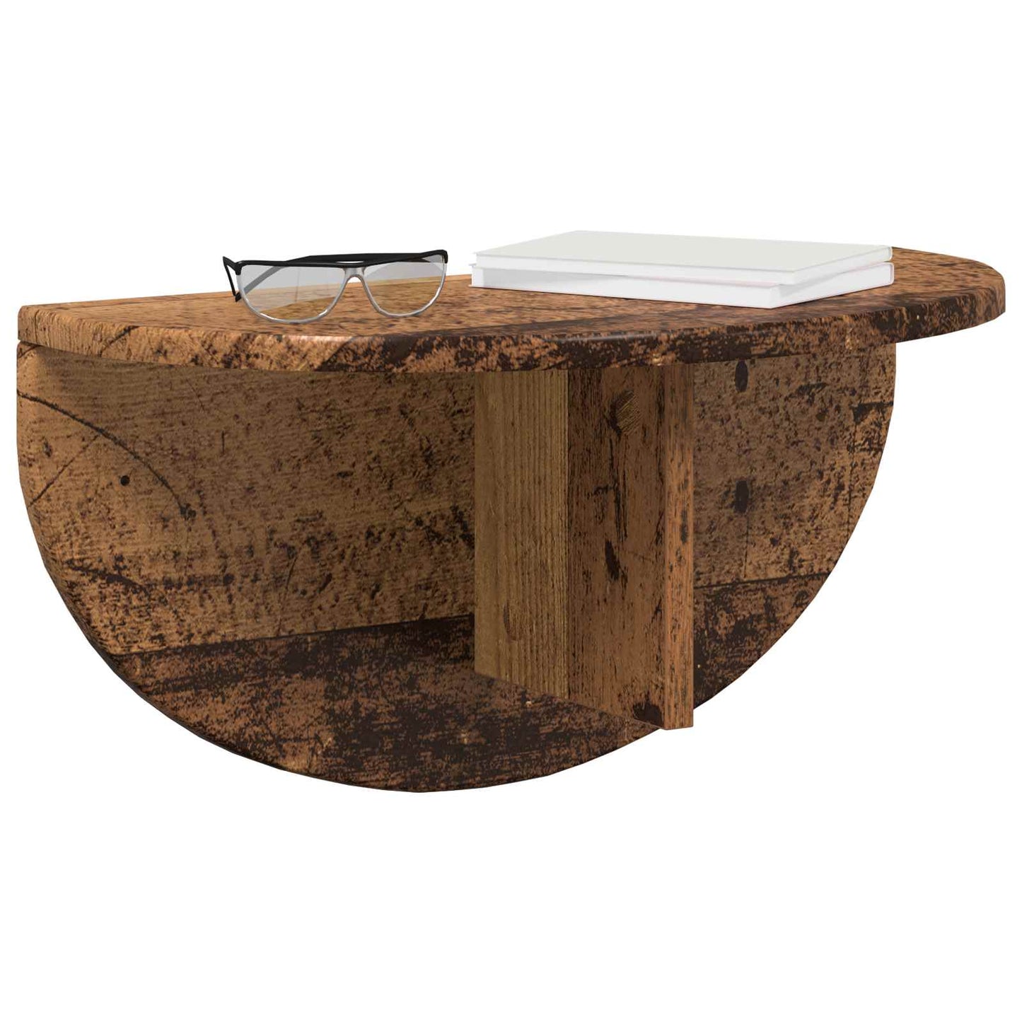 Wandregal 2 stk. Altholz 48 x 24 x 24 cm Holzwerkstoff