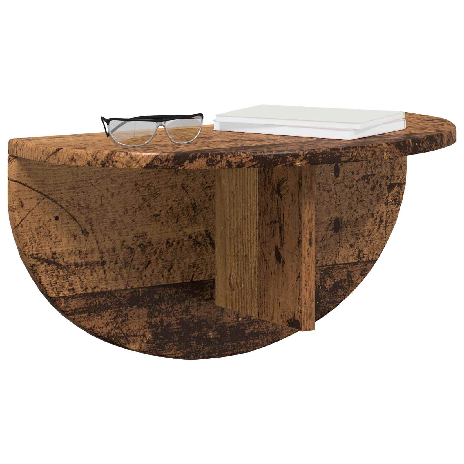 Wandregal 2 stk. Altholz 48 x 24 x 24 cm Holzwerkstoff