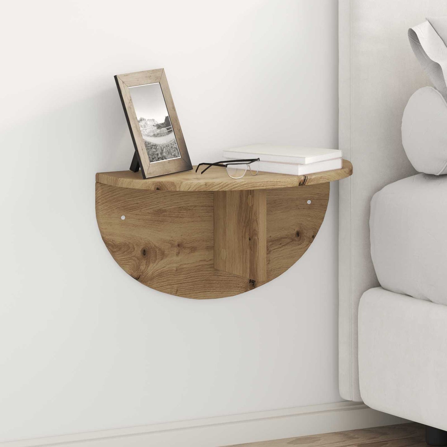 Wandregal 2 stk. Artisan-Eiche 48 x 24 x 24 cm Holzwerkstoff