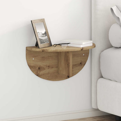 Wandregal 2 stk. Artisan-Eiche 48 x 24 x 24 cm Holzwerkstoff