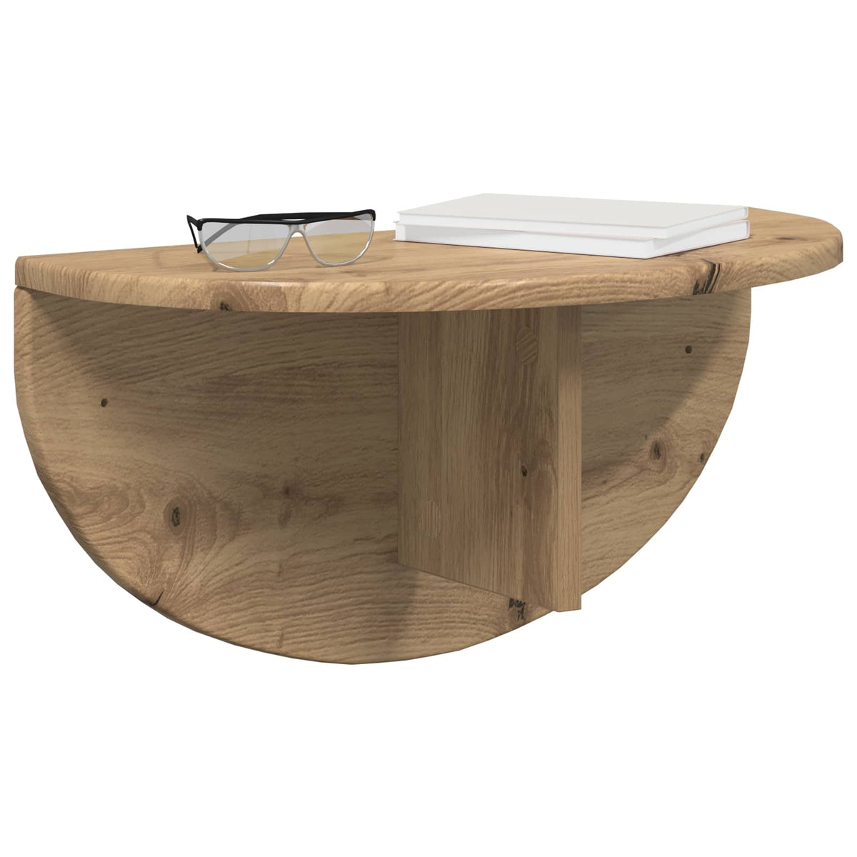 Wandregal 2 stk. Artisan-Eiche 48 x 24 x 24 cm Holzwerkstoff