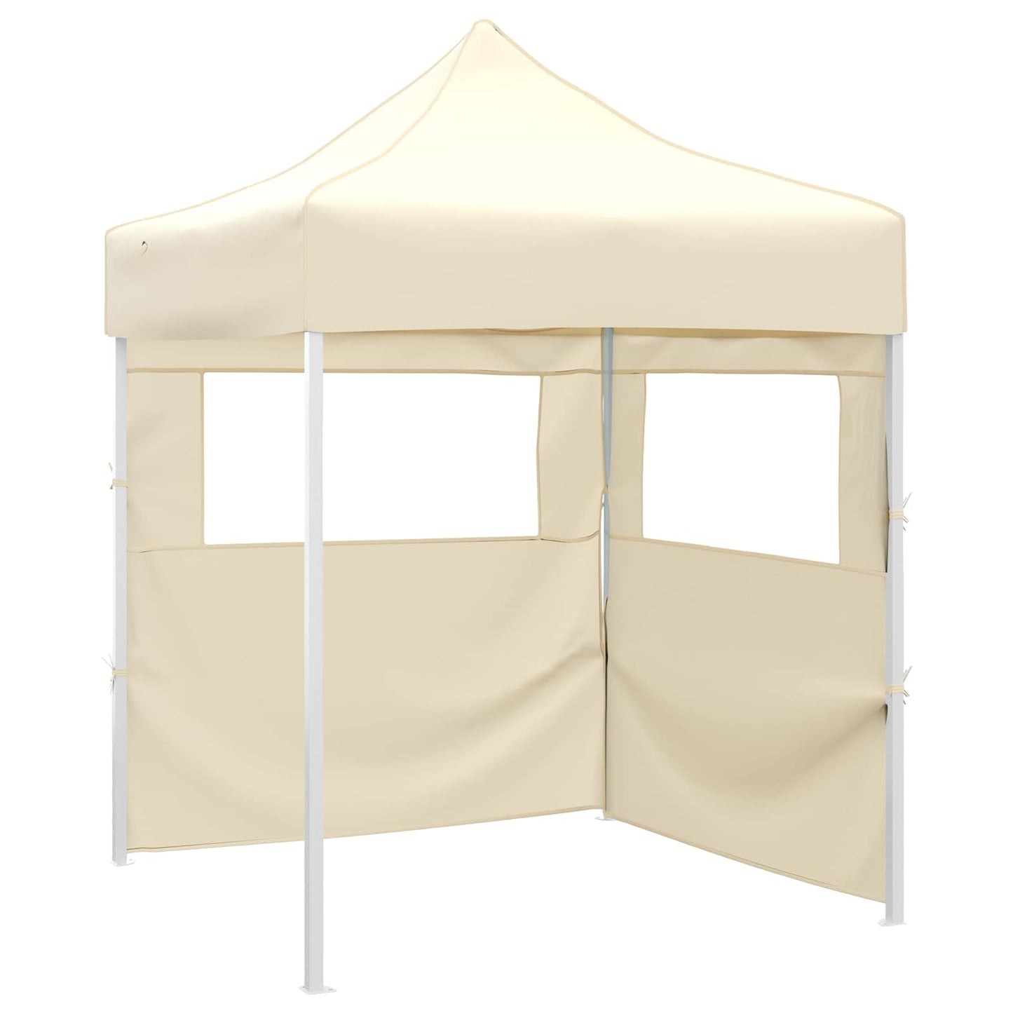 Partyzelt 200 x 200 x 315 cm Creme Oxford-Stoff