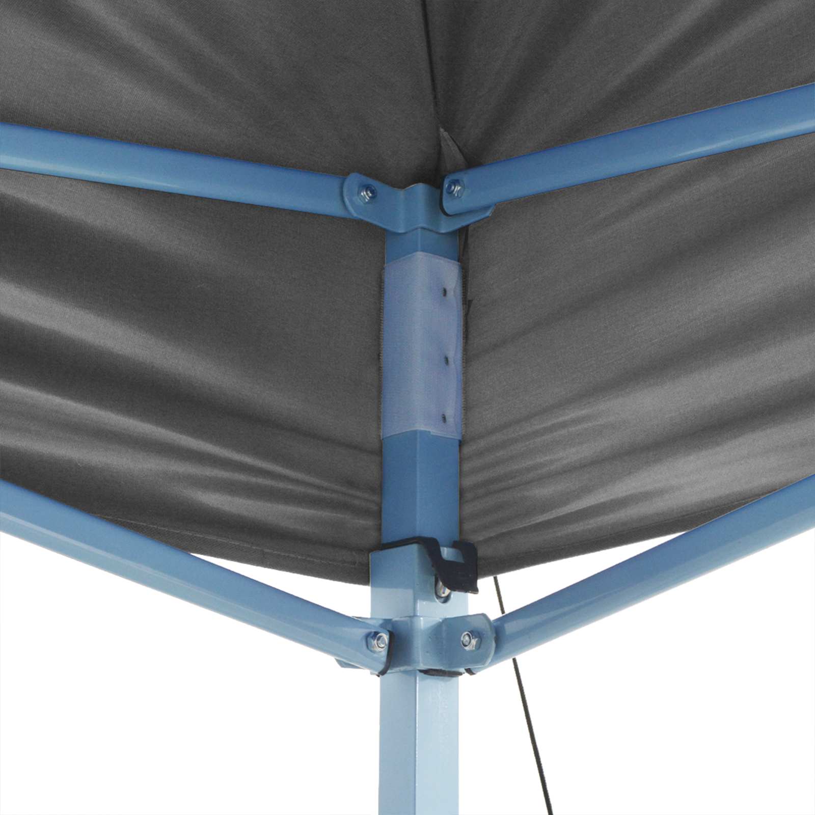Partyzelt 200 x 200 x 315 cm Anthrazit Oxford-Stoff