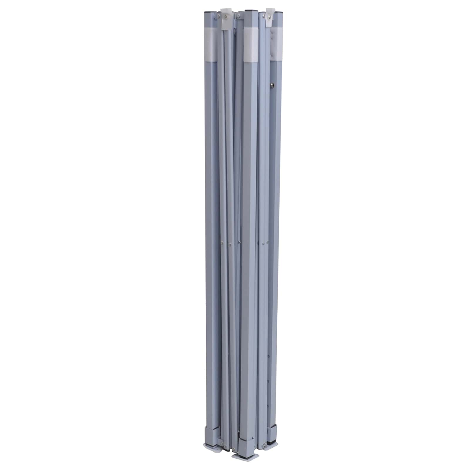 Partyzelt 200 x 200 x 315 cm Anthrazit Oxford-Stoff