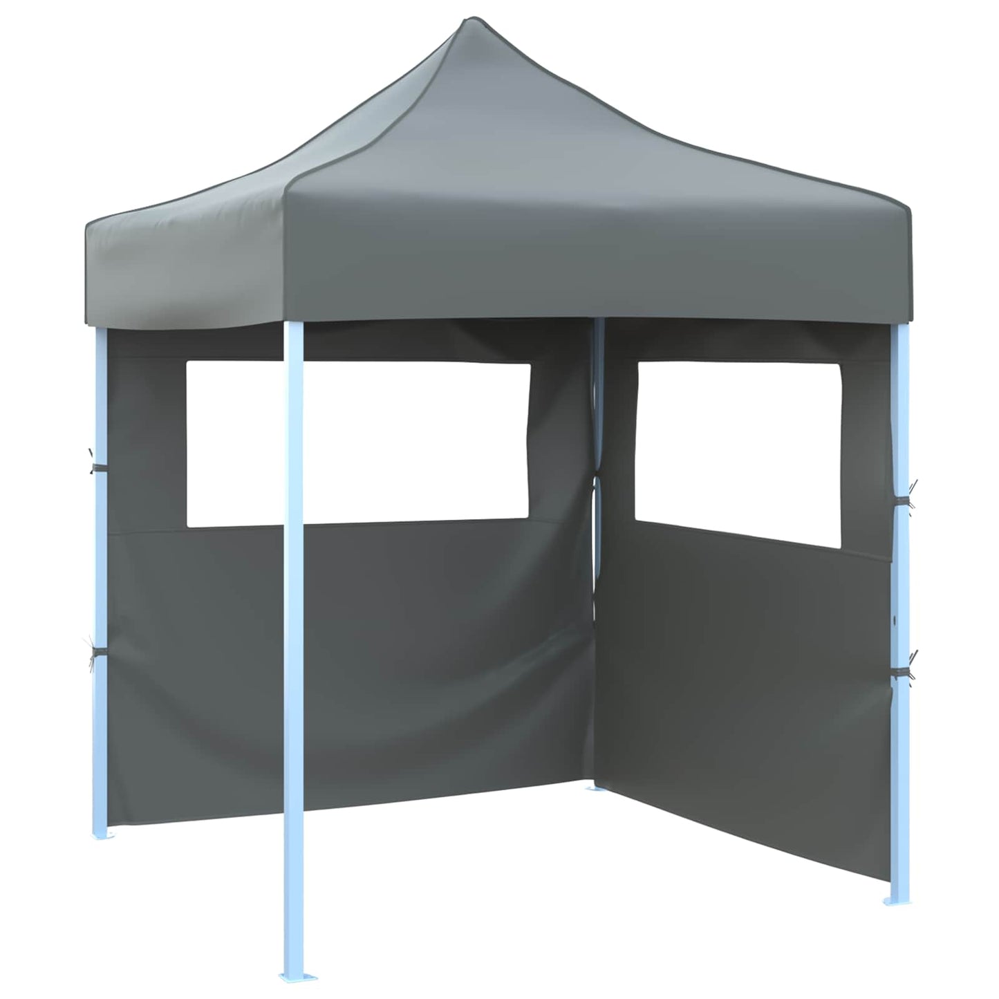 Partyzelt 200 x 200 x 315 cm Anthrazit Oxford-Stoff