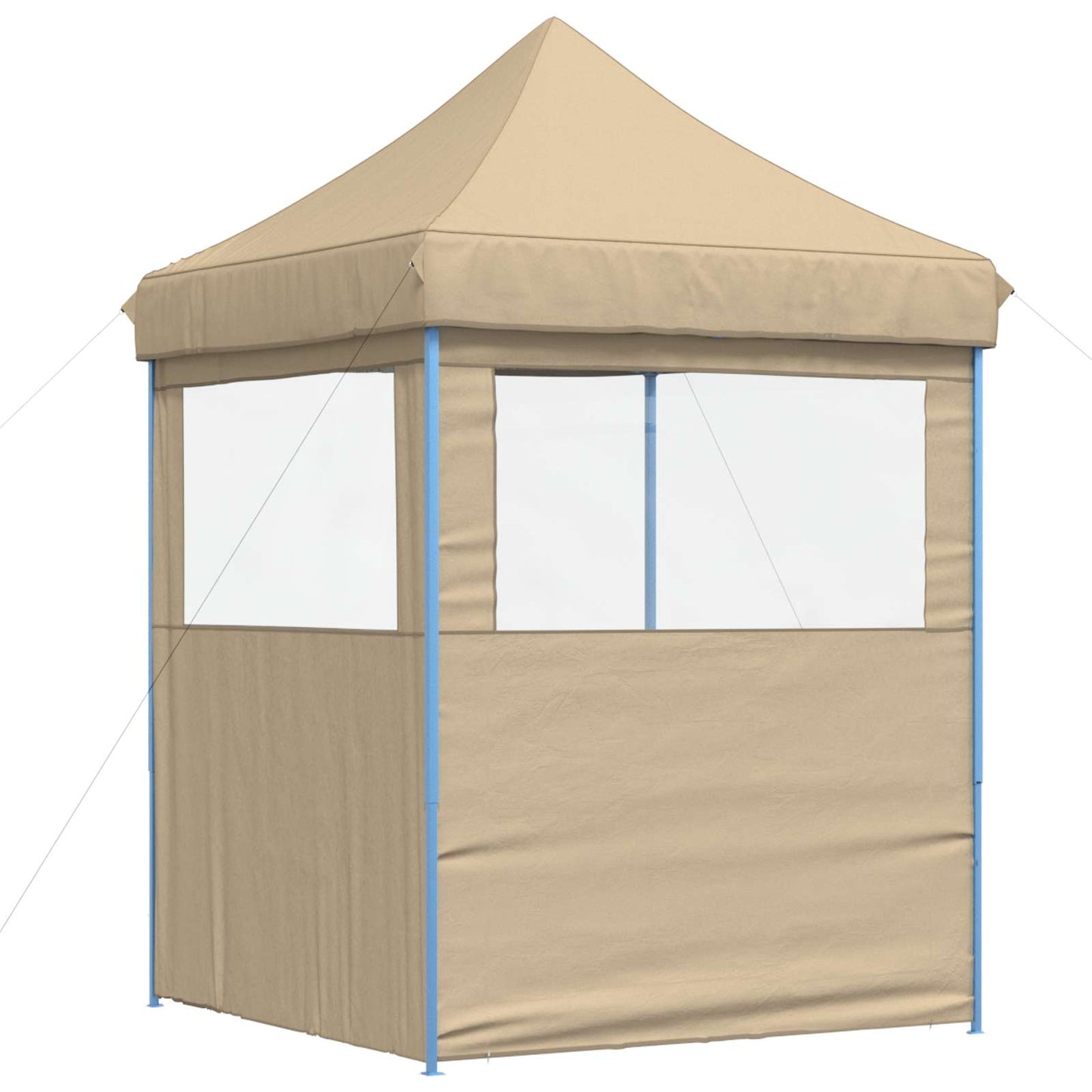 Partyzelt 200 x 200 x 306 cm Beige Oxford-Stoff