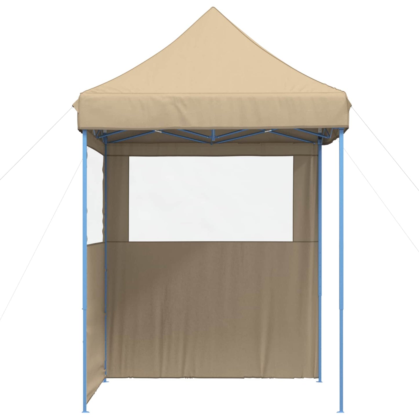 Partyzelt 200 x 200 x 306 cm Beige Oxford-Stoff