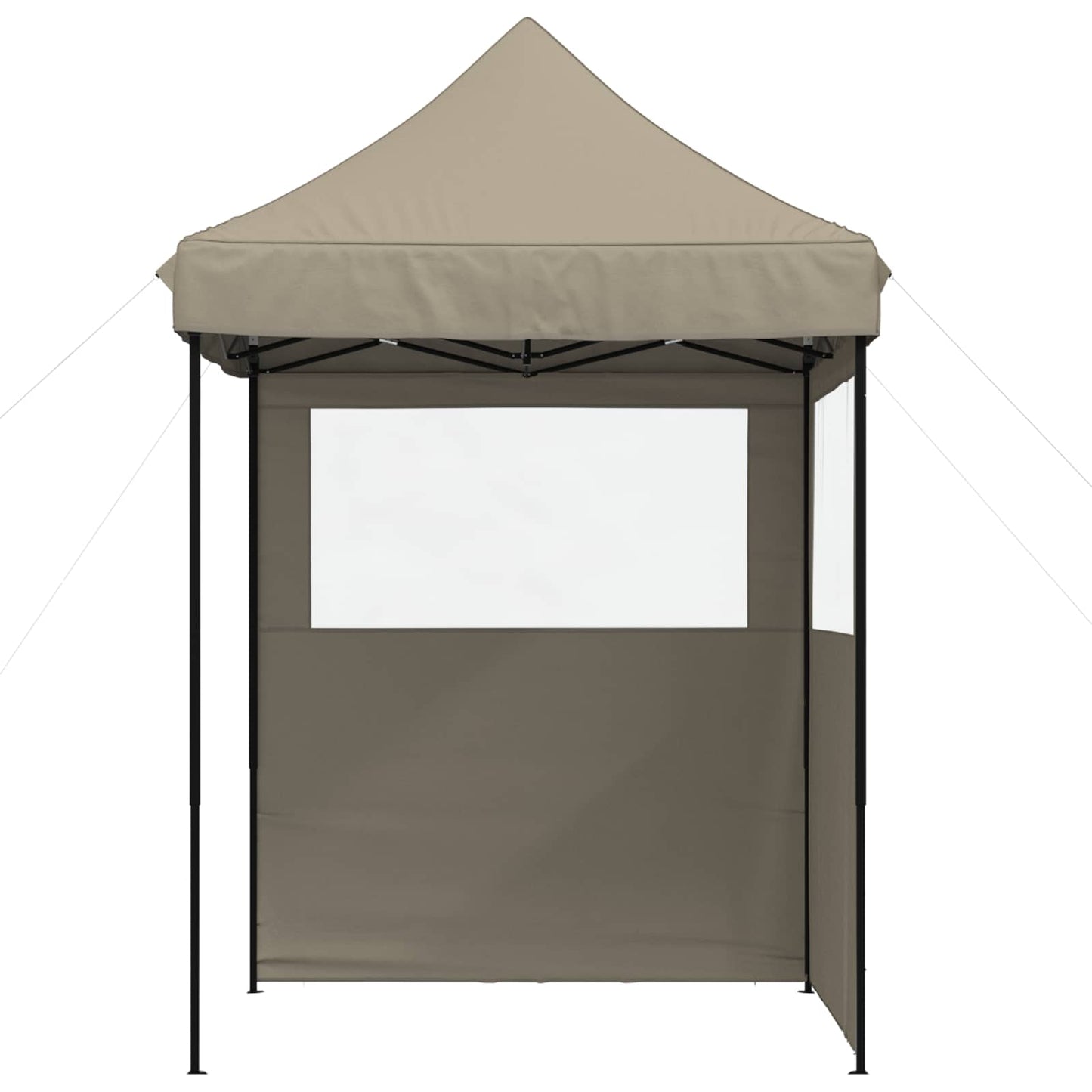 Partyzelt 200 x 200 x 306 cm Taupe Oxford-Stoff