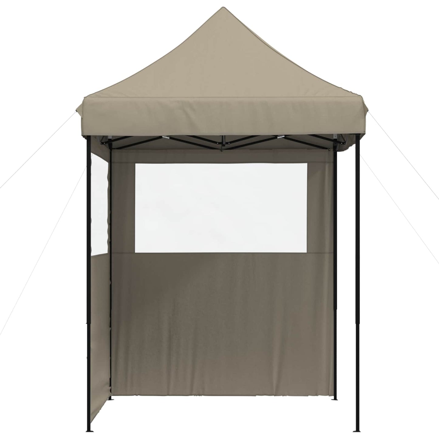 Partyzelt 200 x 200 x 306 cm Taupe Oxford-Stoff